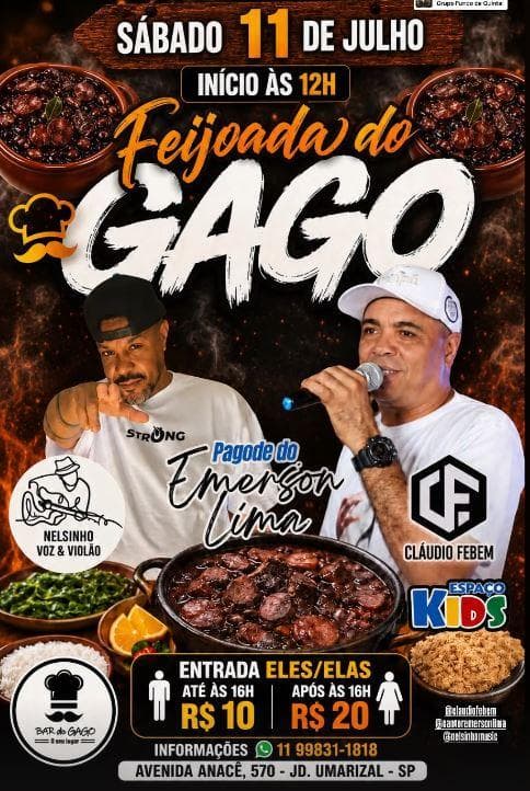 Flyer Bar do Gago