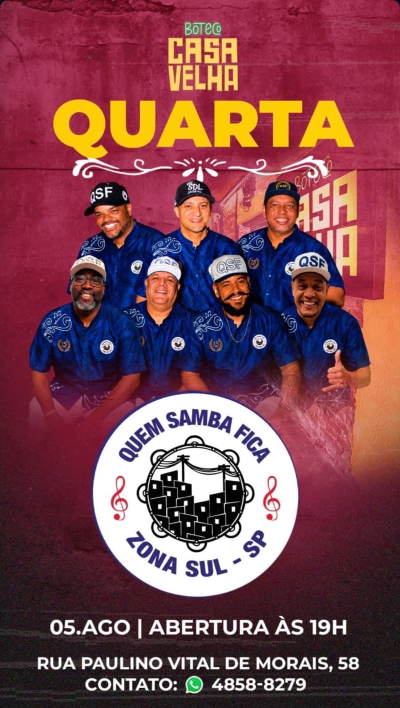 Flyer Boteco Casa Velha