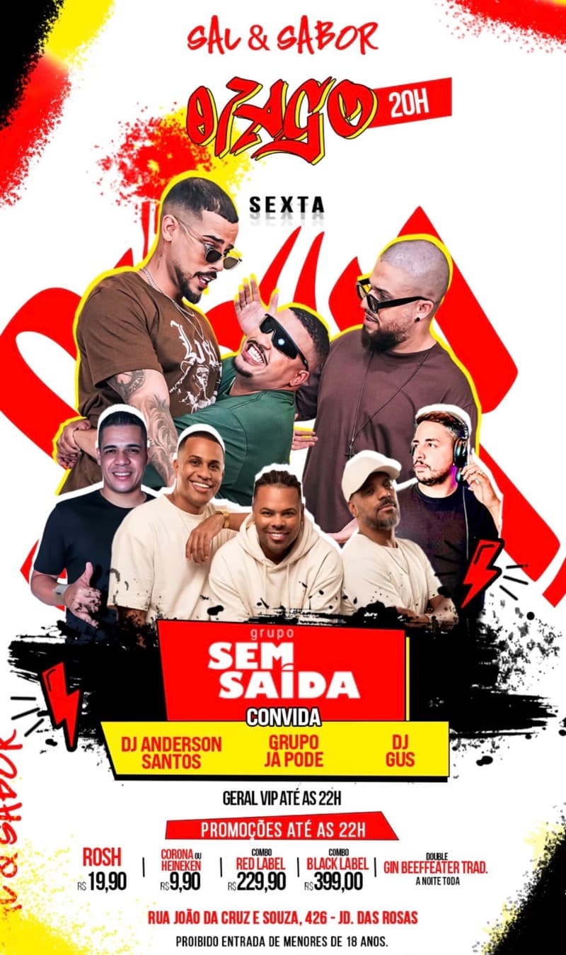Flyer Sal e Sabor
