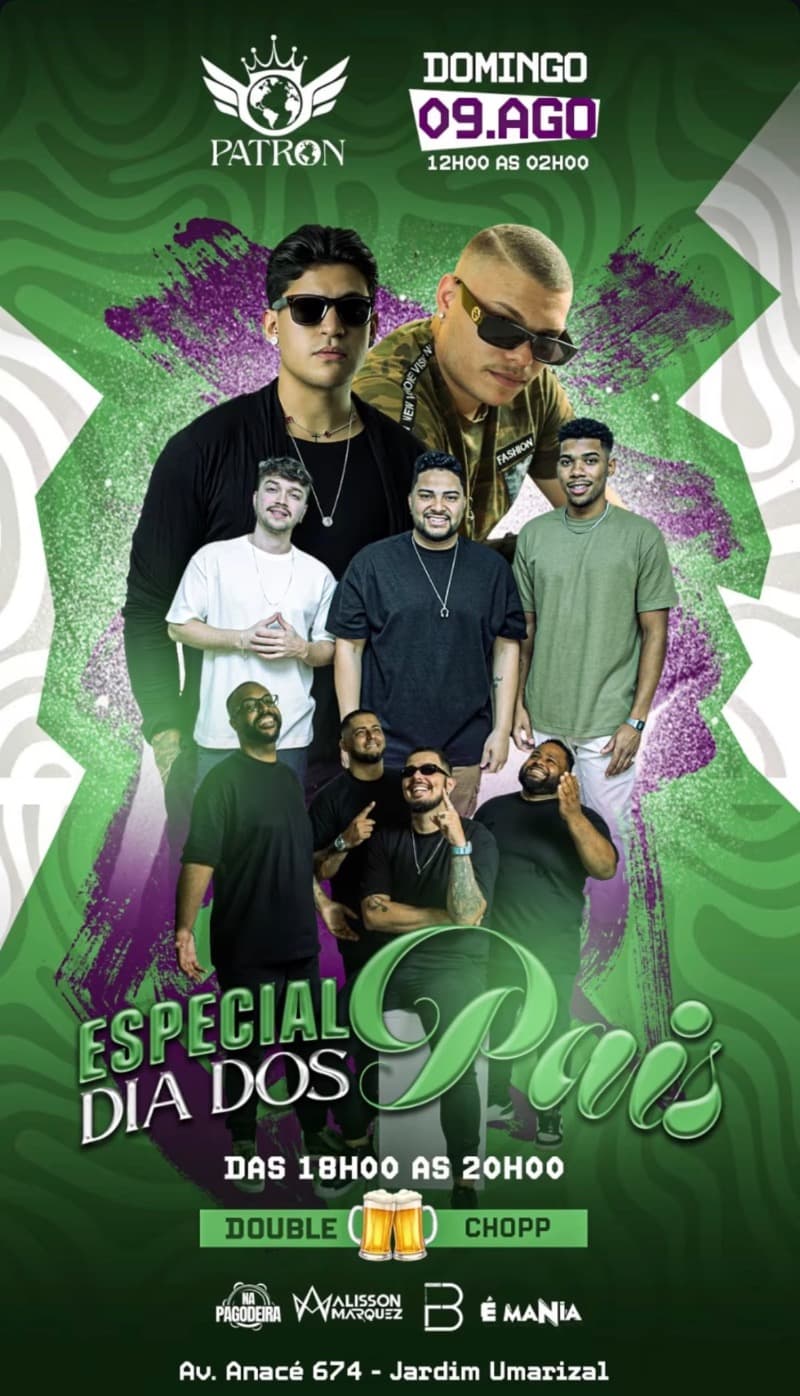 Flyer Patron Bar