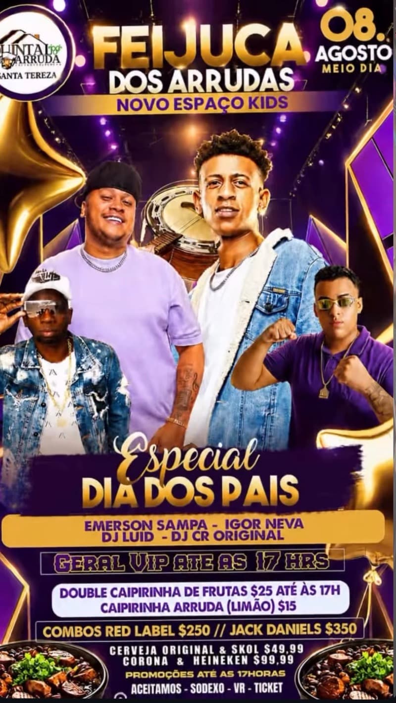 Flyer Quintal do Arruda
