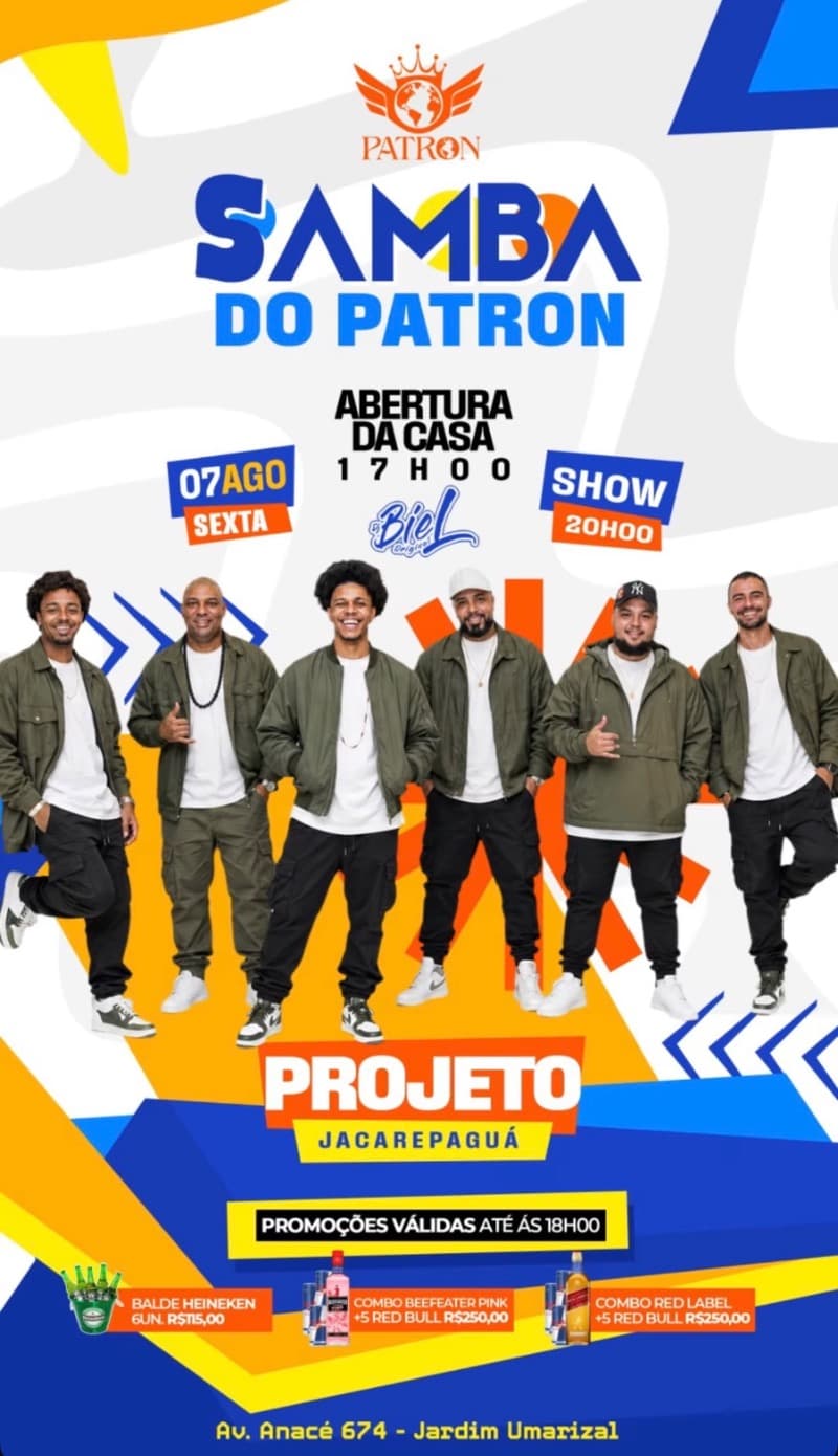 Flyer Patron Bar