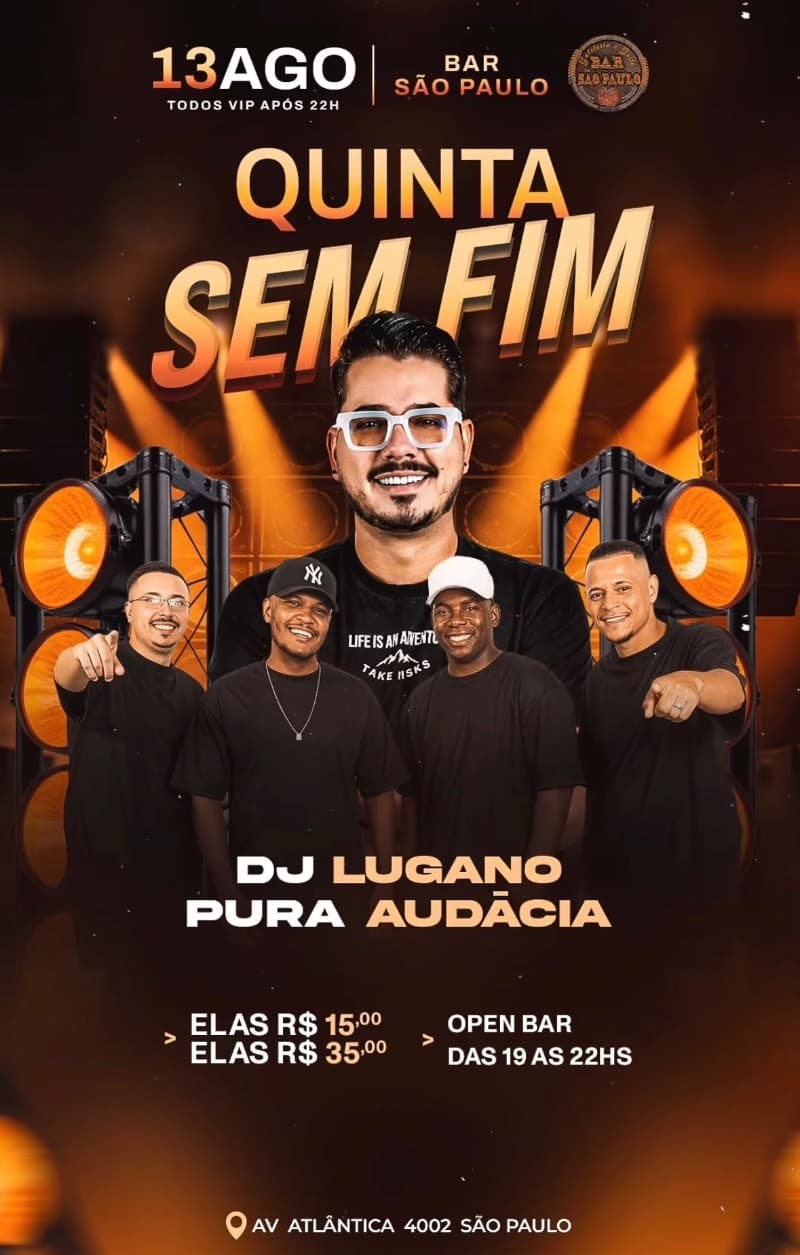 Flyer Bar São Paulo