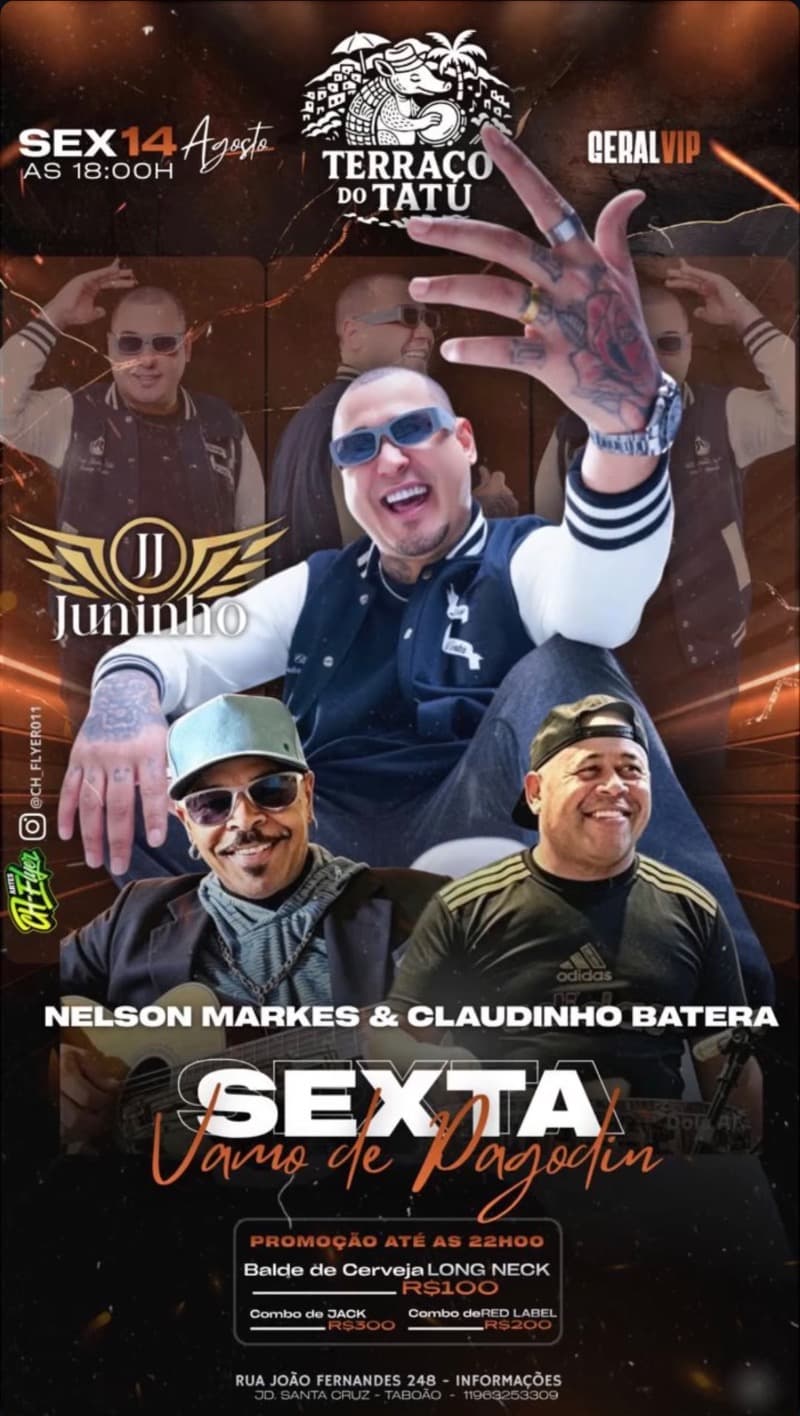 Flyer Terraço do Tatu