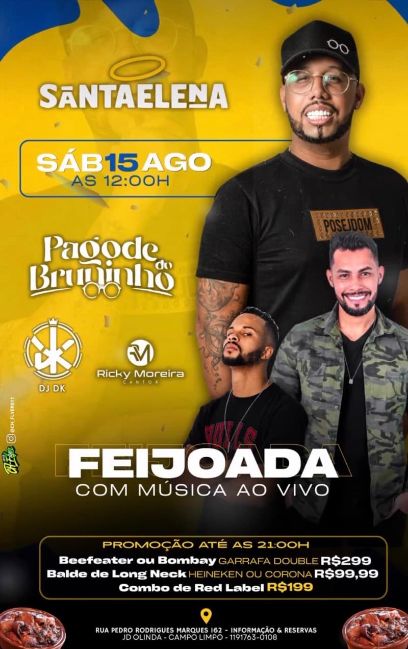 Flyer Buteco Santa Elena