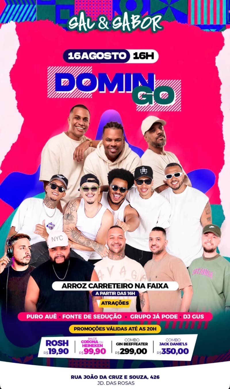 Flyer Sal e Sabor