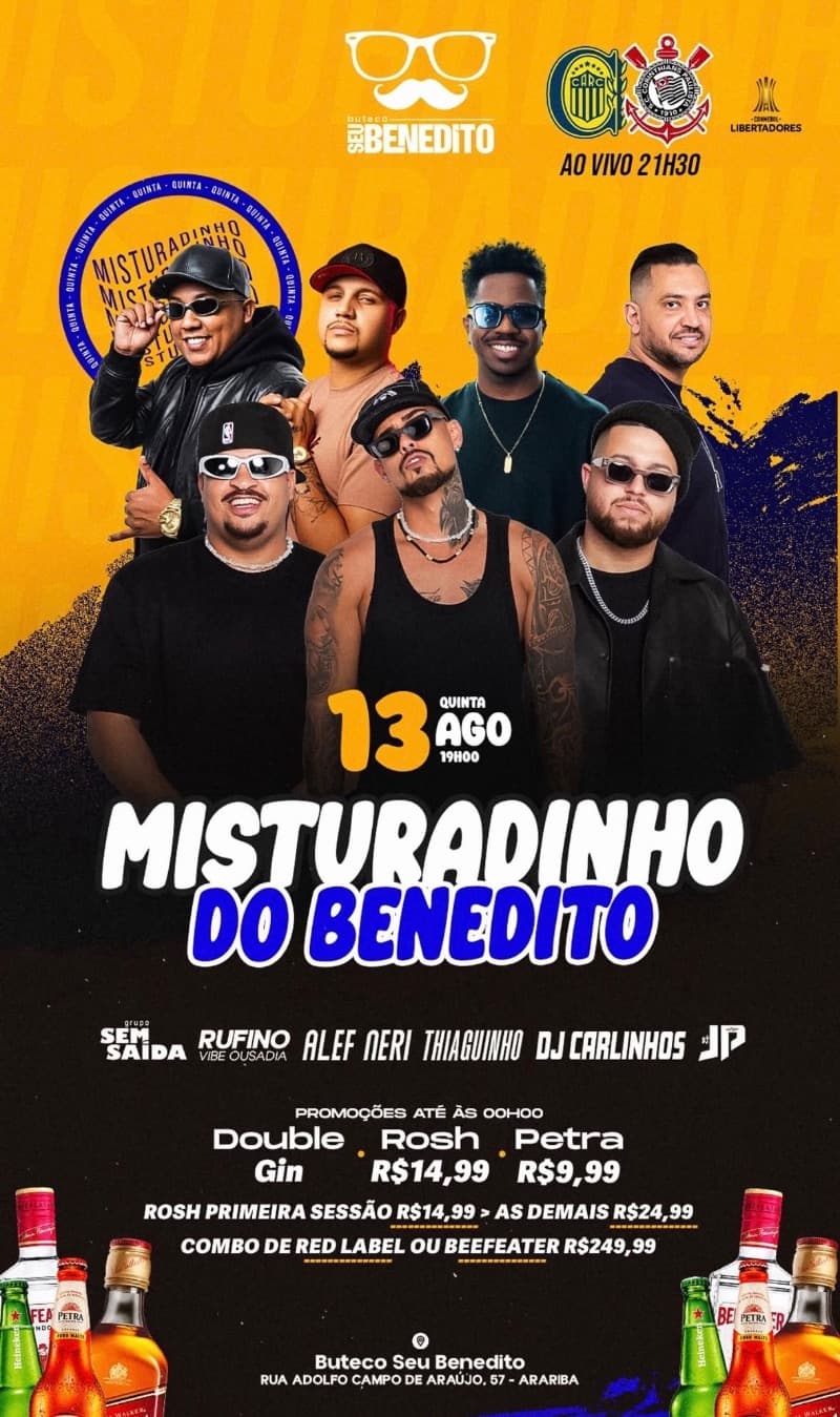 Flyer Buteco Seu Benedito