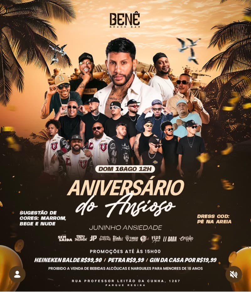 Flyer Bene Beach
