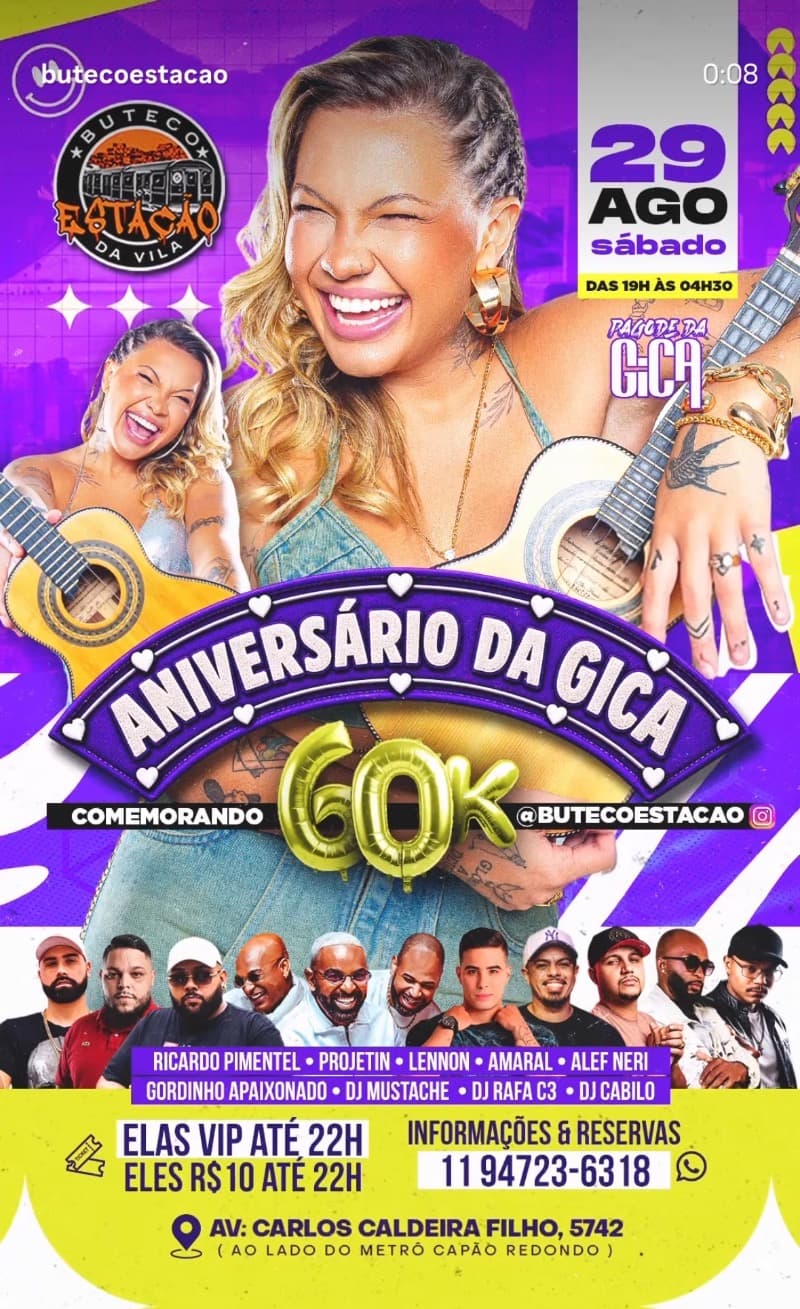 Flyer Buteco Estação