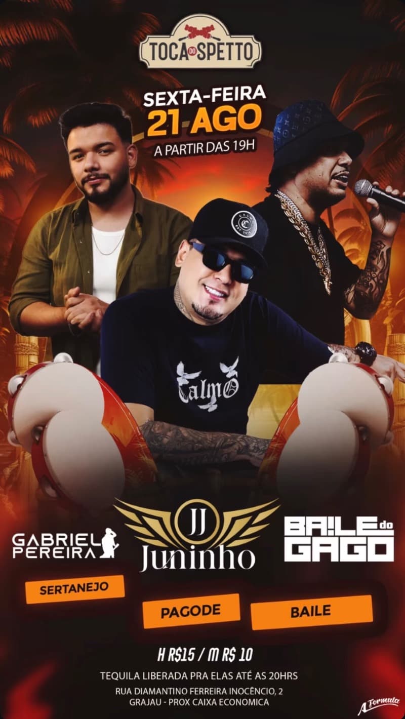 Flyer Toca do Spetto