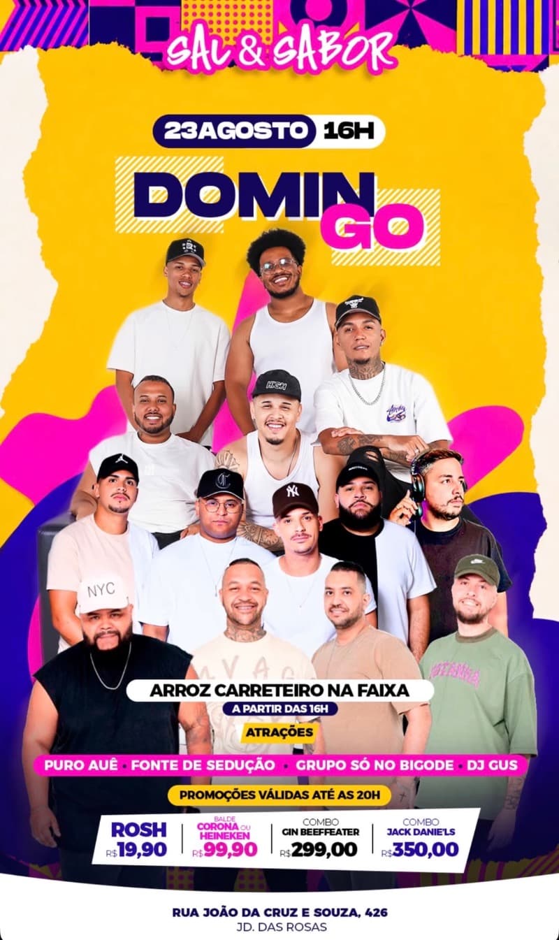 Flyer Sal e Sabor