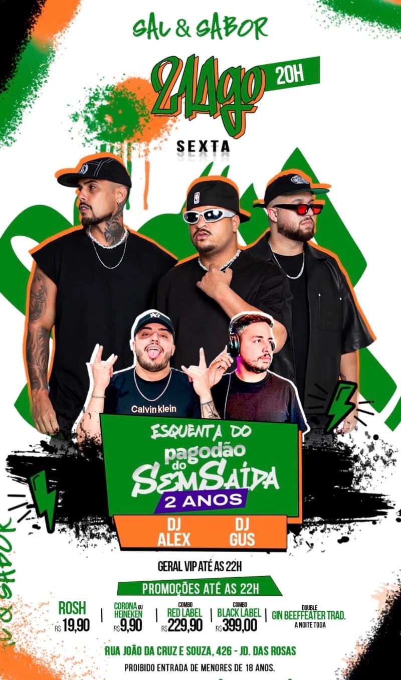 Flyer Sal e Sabor