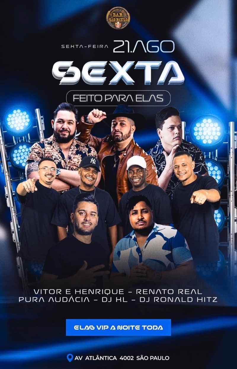 Flyer Bar São Paulo